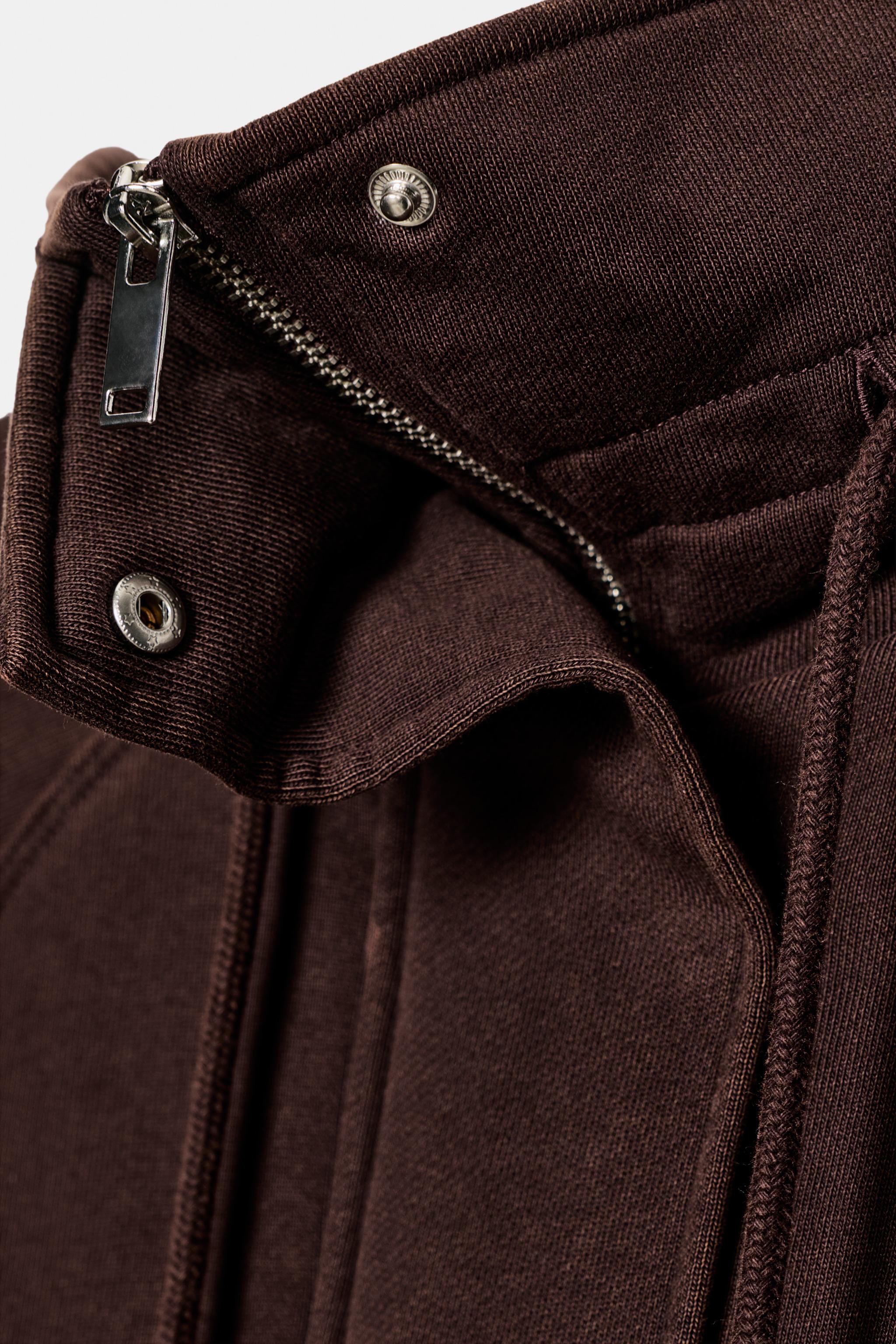 WASHED EFFECT FLEECE JACKET